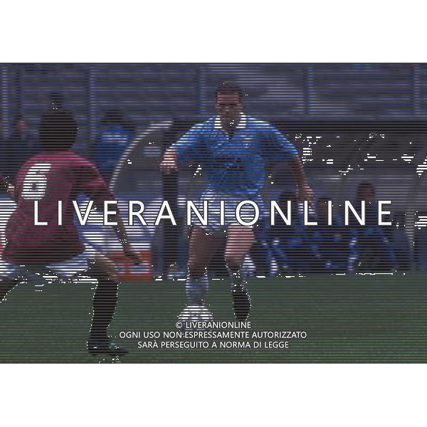 RETROSPETTIVA PAUL GASCOIGNE CALCIATORE NELLA FOTO PAUL GASCOIGNE CON LA MAGLIA DELLA LAZIO AG ALDO LIVERANI SAS