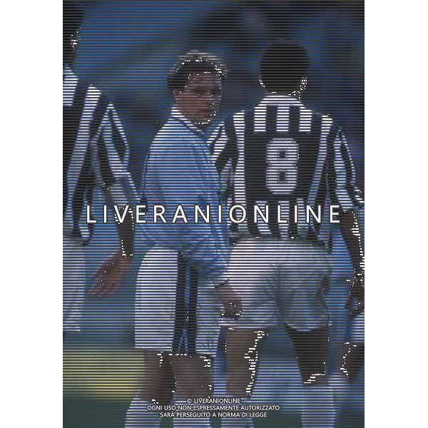 RETROSPETTIVA PAUL GASCOIGNE CALCIATORE NELLA FOTO PAUL GASCOIGNE CON LA MAGLIA DELLA LAZIO AG ALDO LIVERANI SAS