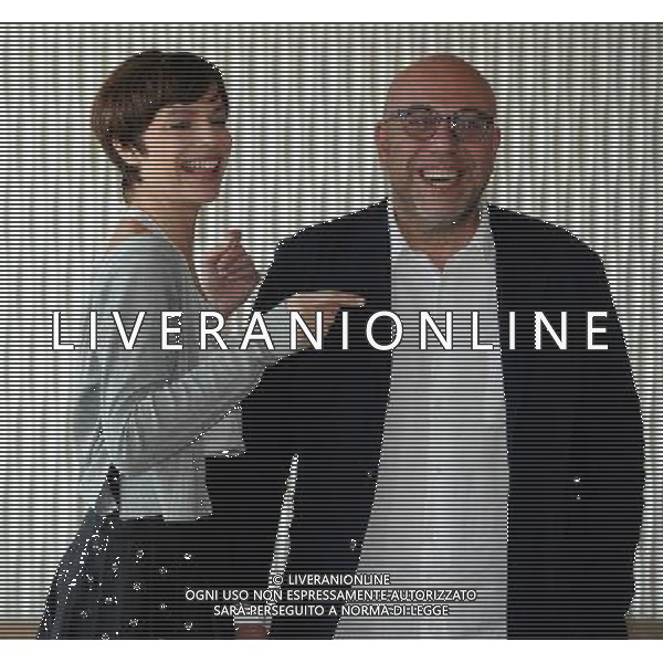 Photocall del Film \' La Pazza Gioia\' di Paolo Virzi\' Milano - 17.05.2016 Nella Foto:Micaela Ramazzotti con Paolo Virzi\' /Ph.Vitez-Ag. Aldo Liverani