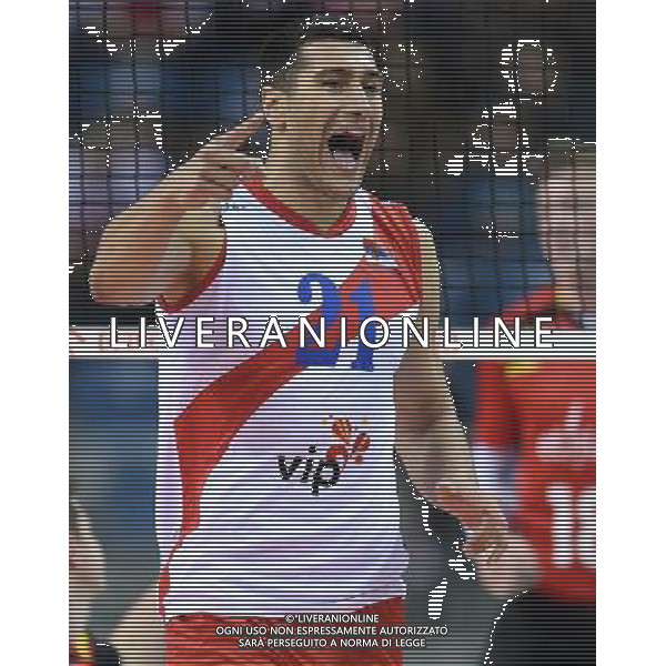 2016.05.17 Warszawa Siatkowka mezczyzn Memorial Huberta Jerzego Wagnera Belgia - Serbia N/z Petar Krsmanovic Foto Lukasz Laskowski / PressFocus/NEWSPIX.PL 2016.05.17 Warszawa Men volleyball 14th Hubert Jerzy Wagner Memorial Belgium - Serbia Petar Krsmanovic Credit: Lukasz Laskowski / PressFocus --- Newspix.pl *** Local Caption *** www.newspix.pl mail us: info@newspix.pl call us: 0048 022 23 22 222 --- Polish Picture Agency by Ringier Axel Springer Poland