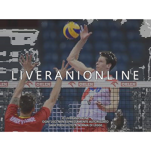 2016.05.17 Warszawa Siatkowka mezczyzn Memorial Huberta Jerzego Wagnera Belgia - Serbia N/z Srecko Lisinac Foto Lukasz Laskowski / PressFocus/NEWSPIX.PL 2016.05.17 Warszawa Men volleyball 14th Hubert Jerzy Wagner Memorial Belgium - Serbia Srecko Lisinac Credit: Lukasz Laskowski / PressFocus --- Newspix.pl *** Local Caption *** www.newspix.pl mail us: info@newspix.pl call us: 0048 022 23 22 222 --- Polish Picture Agency by Ringier Axel Springer Poland