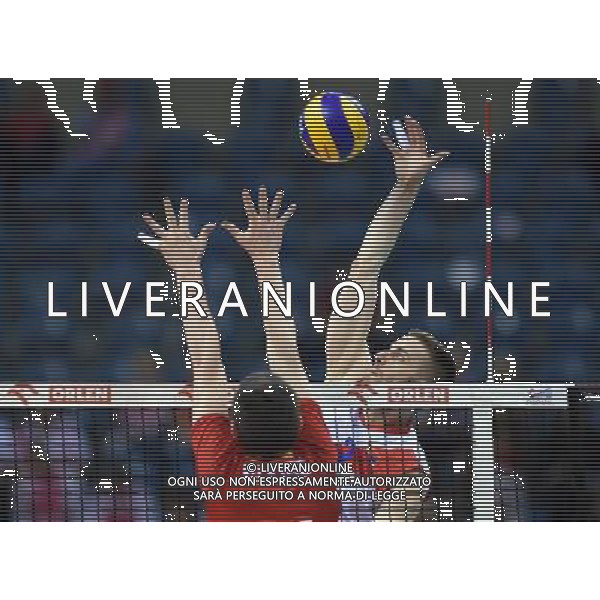 2016.05.17 Warszawa Siatkowka mezczyzn Memorial Huberta Jerzego Wagnera Belgia - Serbia N/z Milan Katic Foto Lukasz Laskowski / PressFocus/NEWSPIX.PL 2016.05.17 Warszawa Men volleyball 14th Hubert Jerzy Wagner Memorial Belgium - Serbia Milan Katic Credit: Lukasz Laskowski / PressFocus --- Newspix.pl
