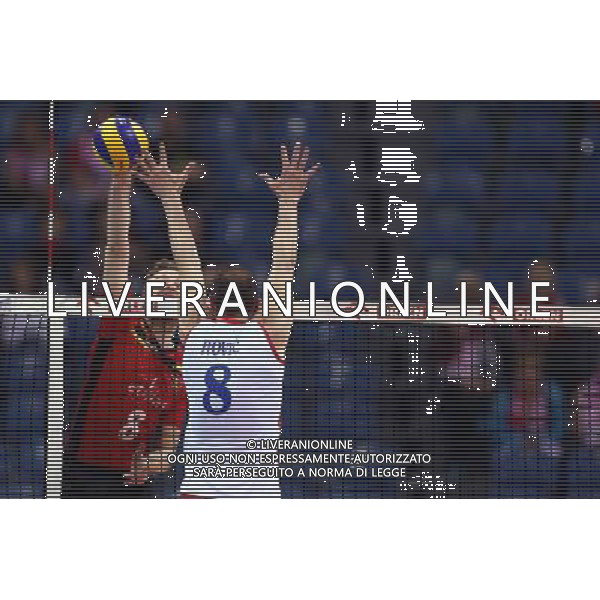 KRAKOW , TAURON ARENA 17.05.2016 SPORT SIATKOWKA REPREZENTACJA KADRA XIV MEMORIAL HUBERTA JERZEGO WAGNERA BELGIA - SERBIA NZ KEVIN KLINKENBERG ( BELGIUM ) MARKO IVOVIC ( SERBIA ) FOT MICHAL NOWAK / NEWSPIX.PL KRAKOW , TAURON ARENA 17.05.2016 VOLLEYBALL NATIONAL TEAMS COMPETITION XIV WAGNER\'S MEMORIAL BELGIUM - SERBIA MICHAL NOWAK / NEWSPIX.PL --- Newspix.pl *** Local Caption *** www.newspix.pl mail us: info@newspix.pl call us: 0048 022 23 22 222 --- Polish Picture Agency by Ringier Axel Springer Poland