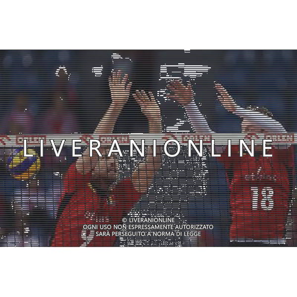 KRAKOW , TAURON ARENA 17.05.2016 SPORT SIATKOWKA REPREZENTACJA KADRA XIV MEMORIAL HUBERTA JERZEGO WAGNERA BELGIA - SERBIA NZ PIETER VERHEES ( BELGIUM ) SEPPE BAETENS ( BELGIUM ) FOT MICHAL NOWAK / NEWSPIX.PL KRAKOW , TAURON ARENA 17.05.2016 VOLLEYBALL NATIONAL TEAMS COMPETITION XIV WAGNER\'S MEMORIAL BELGIUM - SERBIA MICHAL NOWAK / NEWSPIX.PL --- Newspix.pl *** Local Caption *** www.newspix.pl mail us: info@newspix.pl call us: 0048 022 23 22 222 --- Polish Picture Agency by Ringier Axel Springer Poland