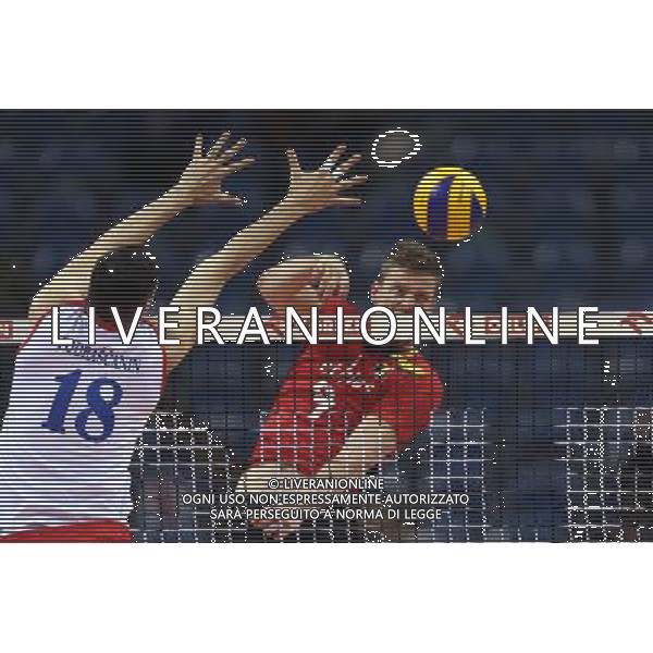 KRAKOW , TAURON ARENA 17.05.2016 SPORT SIATKOWKA REPREZENTACJA KADRA XIV MEMORIAL HUBERTA JERZEGO WAGNERA BELGIA - SERBIA NZ MARKO PODRASCANIN ( SERBIA ) PIETER VERHEES ( BELGIUM ) FOT MICHAL NOWAK / NEWSPIX.PL KRAKOW , TAURON ARENA 17.05.2016 VOLLEYBALL NATIONAL TEAMS COMPETITION XIV WAGNER\'S MEMORIAL BELGIUM - SERBIA MICHAL NOWAK / NEWSPIX.PL --- Newspix.pl *** Local Caption *** www.newspix.pl mail us: info@newspix.pl call us: 0048 022 23 22 222 --- Polish Picture Agency by Ringier Axel Springer Poland