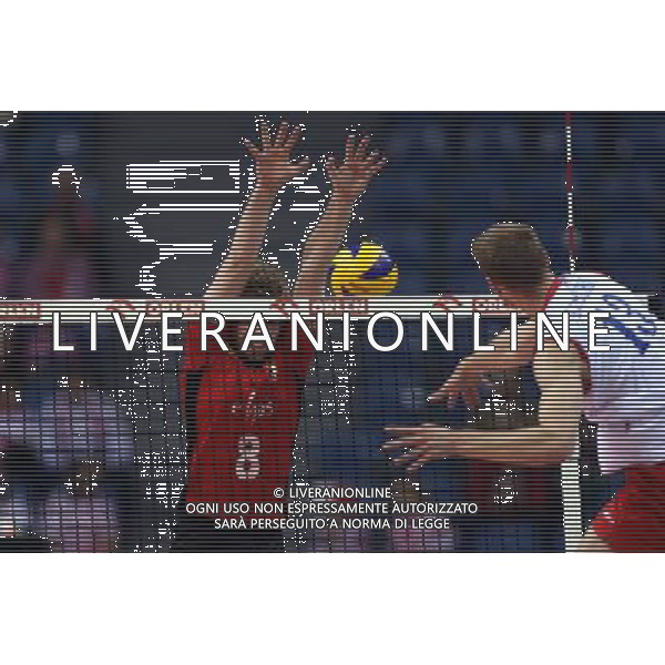KRAKOW , TAURON ARENA 17.05.2016 SPORT SIATKOWKA REPREZENTACJA KADRA XIV MEMORIAL HUBERTA JERZEGO WAGNERA BELGIA - SERBIA NZ KEVIN KLINKENBERG ( BELGIUM ) DRAZEN LUBURIC ( SERBIA ) FOT MICHAL NOWAK / NEWSPIX.PL KRAKOW , TAURON ARENA 17.05.2016 VOLLEYBALL NATIONAL TEAMS COMPETITION XIV WAGNER\'S MEMORIAL BELGIUM - SERBIA MICHAL NOWAK / NEWSPIX.PL --- Newspix.pl *** Local Caption *** www.newspix.pl mail us: info@newspix.pl call us: 0048 022 23 22 222 --- Polish Picture Agency by Ringier Axel Springer Poland