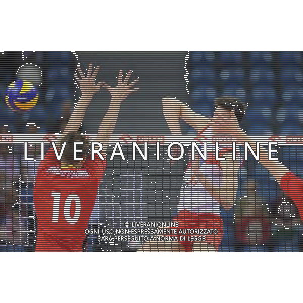 17.05.2016 KRAKOW TAURON ARENA UL. LEMA 7 ( POLAND ) SIATKOWKA MEZCZYZN ( MEN\'S VOLLEYBALL ) XIV MEMORIAL HUBERTA JERZEGO WAGNERA MECZ BELGIA - SERBIA ( GAME BELGIUM - SERBIA ) NZ SIMON VANDEVOORDE SRECKO LISINAC FOTO MICHAL STANCZYK / CYFRASPORT/NEWSPIX.PL --- Newspix.pl *** Local Caption *** www.newspix.pl mail us: info@newspix.pl call us: 0048 022 23 22 222 --- Polish Picture Agency by Ringier Axel Springer Poland