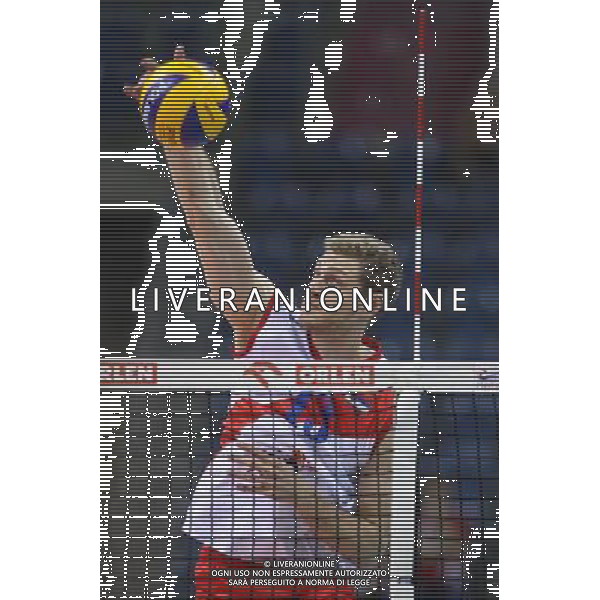17.05.2016 KRAKOW (TAURON ARENA) XIV MEMORIAL HUBERTA JERZEGO WAGNERA MECZ BELGIA - SERBIA ( MATCH BELGIUM - SERBIA ) N/Z DRAZEN LUBURIC SYLWETKA ATAK FOT MACIEJ GOCLON / FOTONEWS/NEWSPIX.PL --- Newspix.pl *** Local Caption *** www.newspix.pl mail us: info@newspix.pl call us: 0048 022 23 22 222 --- Polish Picture Agency by Ringier Axel Springer Poland