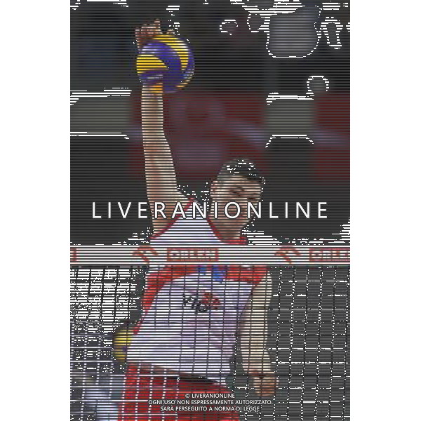 17.05.2016 KRAKOW (TAURON ARENA) XIV MEMORIAL HUBERTA JERZEGO WAGNERA MECZ BELGIA - SERBIA ( MATCH BELGIUM - SERBIA ) N/Z MARKO PODRASCANIN SYLWETKA ATAK FOT MACIEJ GOCLON / FOTONEWS/NEWSPIX.PL --- Newspix.pl *** Local Caption *** www.newspix.pl mail us: info@newspix.pl call us: 0048 022 23 22 222 --- Polish Picture Agency by Ringier Axel Springer Poland