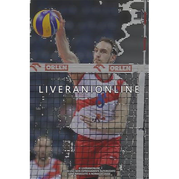 17.05.2016 KRAKOW (TAURON ARENA) XIV MEMORIAL HUBERTA JERZEGO WAGNERA MECZ BELGIA - SERBIA ( MATCH BELGIUM - SERBIA ) N/Z MARKO IVOVIC SYLWETKA ATAK FOT MACIEJ GOCLON / FOTONEWS/NEWSPIX.PL --- Newspix.pl *** Local Caption *** www.newspix.pl mail us: info@newspix.pl call us: 0048 022 23 22 222 --- Polish Picture Agency by Ringier Axel Springer Poland