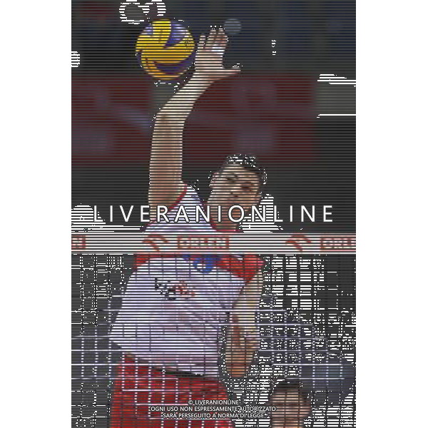 17.05.2016 KRAKOW (TAURON ARENA) XIV MEMORIAL HUBERTA JERZEGO WAGNERA MECZ BELGIA - SERBIA ( MATCH BELGIUM - SERBIA ) N/Z MARKO PODRASCANIN SYLWETKA ATAK FOT MACIEJ GOCLON / FOTONEWS/NEWSPIX.PL --- Newspix.pl *** Local Caption *** www.newspix.pl mail us: info@newspix.pl call us: 0048 022 23 22 222 --- Polish Picture Agency by Ringier Axel Springer Poland