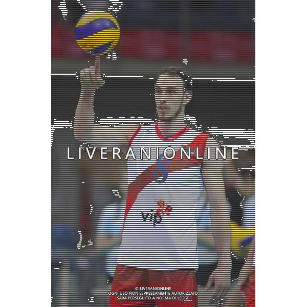 17.05.2016 KRAKOW (TAURON ARENA) XIV MEMORIAL HUBERTA JERZEGO WAGNERA MECZ BELGIA - SERBIA ( MATCH BELGIUM - SERBIA ) N/Z MARKO IVOVIC SYLWETKA FOT MACIEJ GOCLON / FOTONEWS/NEWSPIX.PL --- Newspix.pl *** Local Caption *** www.newspix.pl mail us: info@newspix.pl call us: 0048 022 23 22 222 --- Polish Picture Agency by Ringier Axel Springer Poland