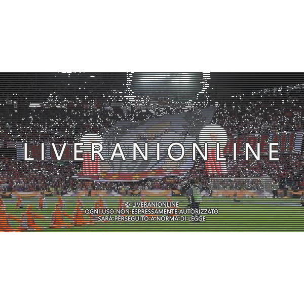 UEFA Europa League 2015/2016 Finale Basilea - 18.05.2016 Liverpool-Siviglia Nella Foto: coreografia tifosi siviglia /Ph.Vitez-Ag. Aldo Liverani