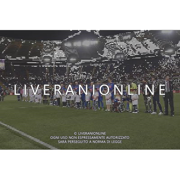 25 edizione della Partita del Cuore Roma - 18.05.2016 - Stadio Olimpico - nella foto: le formazioni schierate /Ph. Corradetti - AGENZIA ALDO LIVERANI SAS / AGENZIA ALDO LIVERANI SAS 