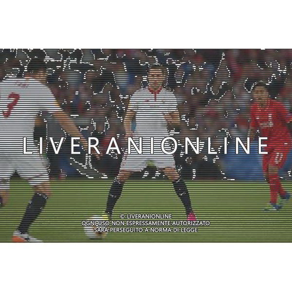BAZYLEA 18.05.2016 MECZ FINAL LIGA EUROPY SEZON 2015/16 --- UEFA EUROPA LEAGUE FINAL MATCH IN BASEL: LIVERPOOL FC - SEVILLA FC GRZEGORZ KRYCHOWIAK FOT. PIOTR KUCZA/NEWSPIX.PL --- Newspix.pl *** Local Caption *** www.newspix.pl mail us: info@newspix.pl call us: 0048 022 23 22 222 --- Polish Picture Agency by Ringier Axel Springer Poland / AGENZIA ALDO LIVERANI SAS - ITALY ONLY EDITORIAL USE ONLY Liverpool - Siviglia Finale UEFA Europa League 2015/2016 Basilea - 18.05.2016