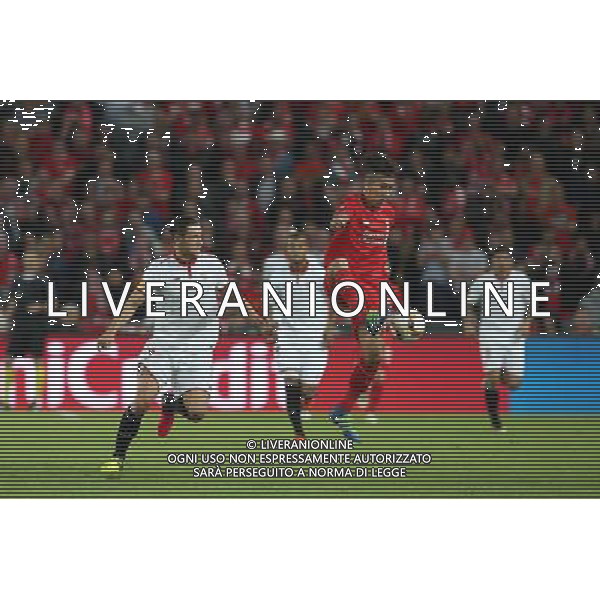 BAZYLEA 18.05.2016 MECZ FINAL LIGA EUROPY SEZON 2015/16 --- UEFA EUROPA LEAGUE FINAL MATCH IN BASEL: LIVERPOOL FC - SEVILLA FC GRZEGORZ KRYCHOWIAK ROBERTO FIRMINO FOT. PIOTR KUCZA/NEWSPIX.PL --- Newspix.pl *** Local Caption *** www.newspix.pl mail us: info@newspix.pl call us: 0048 022 23 22 222 --- Polish Picture Agency by Ringier Axel Springer Poland / AGENZIA ALDO LIVERANI SAS - ITALY ONLY EDITORIAL USE ONLY Liverpool - Siviglia Finale UEFA Europa League 2015/2016 Basilea - 18.05.2016
