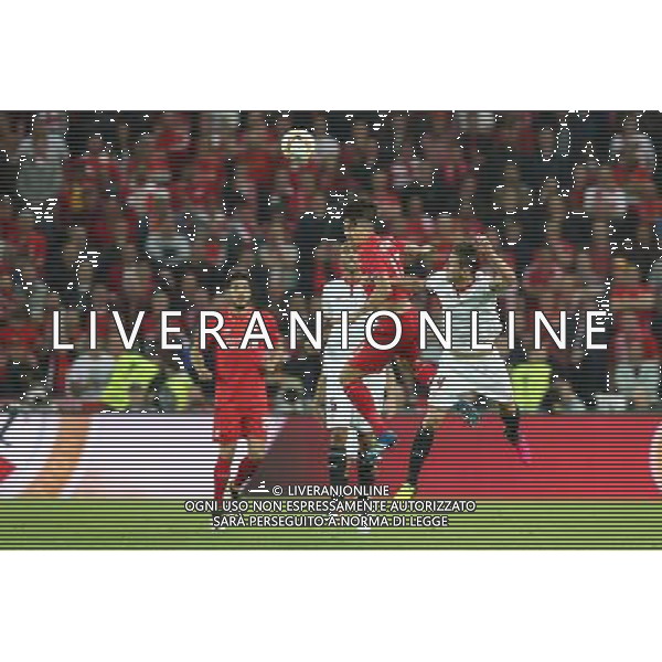 BAZYLEA 18.05.2016 MECZ FINAL LIGA EUROPY SEZON 2015/16 --- UEFA EUROPA LEAGUE FINAL MATCH IN BASEL: LIVERPOOL FC - SEVILLA FC ROBERTO FIRMINO GRZEGORZ KRYCHOWIAK FOT. PIOTR KUCZA/NEWSPIX.PL --- Newspix.pl *** Local Caption *** www.newspix.pl mail us: info@newspix.pl call us: 0048 022 23 22 222 --- Polish Picture Agency by Ringier Axel Springer Poland / AGENZIA ALDO LIVERANI SAS - ITALY ONLY EDITORIAL USE ONLY Liverpool - Siviglia Finale UEFA Europa League 2015/2016 Basilea - 18.05.2016