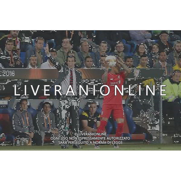 BAZYLEA 18.05.2016 MECZ FINAL LIGA EUROPY SEZON 2015/16 --- UEFA EUROPA LEAGUE FINAL MATCH IN BASEL: LIVERPOOL FC - SEVILLA FC UNAI EMERY NATHANIEL CLYNE FOT. PIOTR KUCZA/NEWSPIX.PL --- Newspix.pl *** Local Caption *** www.newspix.pl mail us: info@newspix.pl call us: 0048 022 23 22 222 --- Polish Picture Agency by Ringier Axel Springer Poland / AGENZIA ALDO LIVERANI SAS - ITALY ONLY EDITORIAL USE ONLY Liverpool - Siviglia Finale UEFA Europa League 2015/2016 Basilea - 18.05.2016