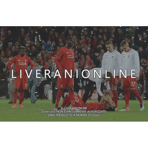 UEFA Europa League 2015/2016 Finale Basilea - 18.05.2016 Liverpool-Siviglia Nella Foto:delusione liverpool /Ph.Vitez-Ag. Aldo Liverani