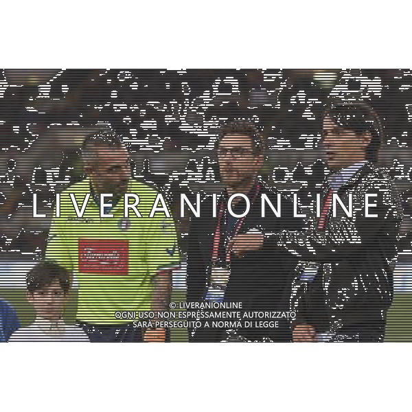 25 edizione della Partita del Cuore Roma - 18.05.2016 - Stadio Olimpico - nella foto: Stefano Sorrentino Eusebio Di Francesco e Simone Inzaghi /Ph. Corradetti - AGENZIA ALDO LIVERANI SAS / AGENZIA ALDO LIVERANI SAS