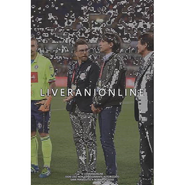 25 edizione della Partita del Cuore Roma - 18.05.2016 - Stadio Olimpico - nella foto: Eusebio Di Francesco e Simone Inzaghi /Ph. Corradetti - AGENZIA ALDO LIVERANI SAS / AGENZIA ALDO LIVERANI SAS