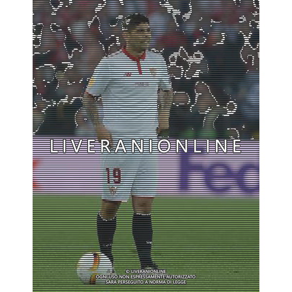 UEFA Europa League 2015/2016 Finale Basilea - 18.05.2016 Liverpool-Siviglia Nella Foto:Ever Banega /Ph.Vitez-Ag. Aldo Liverani