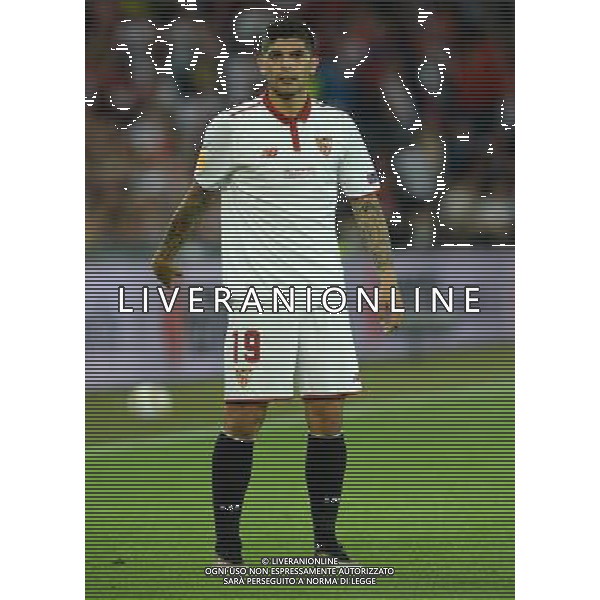 UEFA Europa League 2015/2016 Finale Basilea - 18.05.2016 Liverpool-Siviglia Nella Foto:Ever Banega /Ph.Vitez-Ag. Aldo Liverani