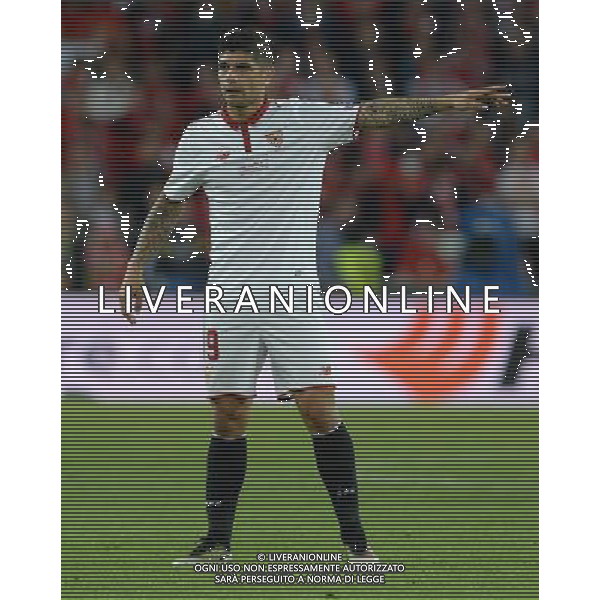 UEFA Europa League 2015/2016 Finale Basilea - 18.05.2016 Liverpool-Siviglia Nella Foto:Ever Banega /Ph.Vitez-Ag. Aldo Liverani