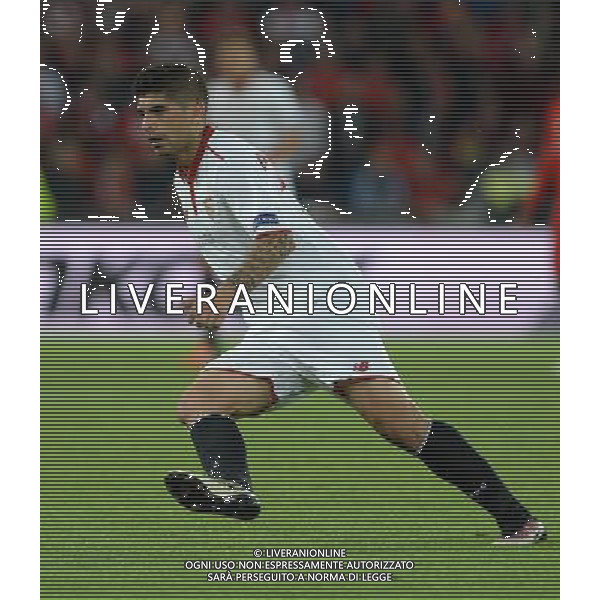 UEFA Europa League 2015/2016 Finale Basilea - 18.05.2016 Liverpool-Siviglia Nella Foto:Ever Banega /Ph.Vitez-Ag. Aldo Liverani