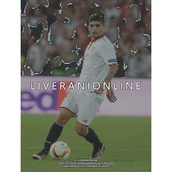 UEFA Europa League 2015/2016 Finale Basilea - 18.05.2016 Liverpool-Siviglia Nella Foto:Ever Banega /Ph.Vitez-Ag. Aldo Liverani