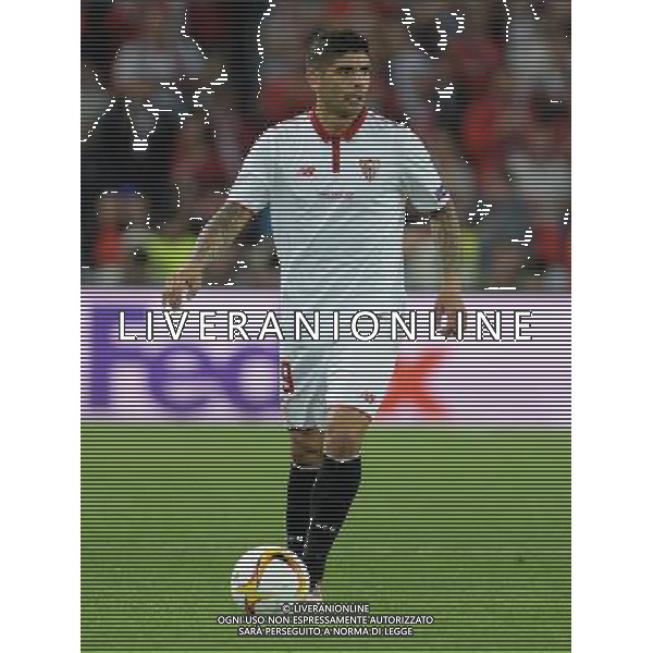 UEFA Europa League 2015/2016 Finale Basilea - 18.05.2016 Liverpool-Siviglia Nella Foto:Ever Banega /Ph.Vitez-Ag. Aldo Liverani