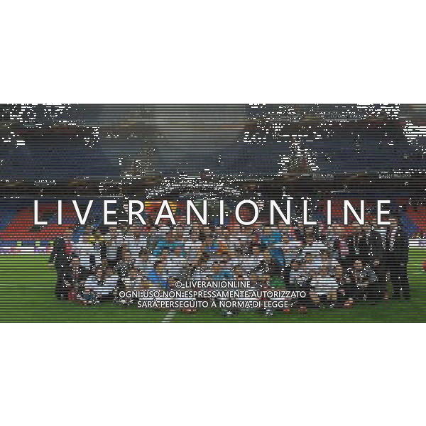 UEFA Europa League 2015/2016 Finale Basilea - 18.05.2016 Liverpool-Siviglia Nella Foto:Gruppo Siviglia con la coppa /Ph.Vitez-Ag. Aldo Liverani