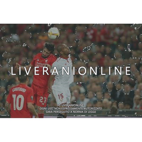 BAZYLEA 18.05.2016 MECZ FINAL LIGA EUROPY SEZON 2015/16 --- UEFA EUROPA LEAGUE FINAL MATCH IN BASEL: LIVERPOOL FC - SEVILLA FC EMRE CAN STEFEN N ZONZI FOT. PIOTR KUCZA/NEWSPIX.PL --- Newspix.pl / AGENZIA ALDO LIVERANI SAS - ITALY ONLY EDITORIAL USE ONLY Liverpool - Siviglia Finale UEFA Europa League 2015/2016 Basilea - 18.05.2016