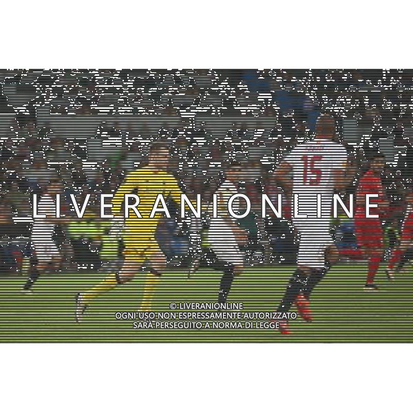 BAZYLEA 18.05.2016 MECZ FINAL LIGA EUROPY SEZON 2015/16 --- UEFA EUROPA LEAGUE FINAL MATCH IN BASEL: LIVERPOOL FC - SEVILLA FC SIMON MIGNOLET FOT. PIOTR KUCZA/NEWSPIX.PL --- Newspix.pl / AGENZIA ALDO LIVERANI SAS - ITALY ONLY EDITORIAL USE ONLY Liverpool - Siviglia Finale UEFA Europa League 2015/2016 Basilea - 18.05.2016