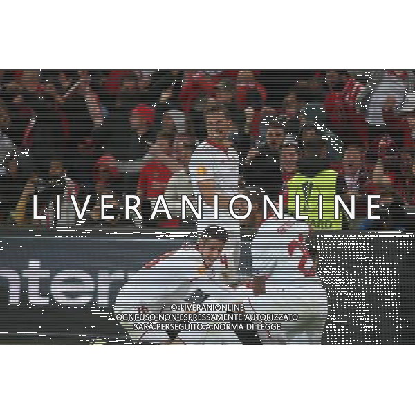 BAZYLEA 18.05.2016 MECZ FINAL LIGA EUROPY SEZON 2015/16 --- UEFA EUROPA LEAGUE FINAL MATCH IN BASEL: LIVERPOOL FC - SEVILLA FC GRZEGORZ KRYCHOWIAK FOT. PIOTR KUCZA/NEWSPIX.PL --- Newspix.pl / AGENZIA ALDO LIVERANI SAS - ITALY ONLY EDITORIAL USE ONLY Liverpool - Siviglia Finale UEFA Europa League 2015/2016 Basilea - 18.05.2016