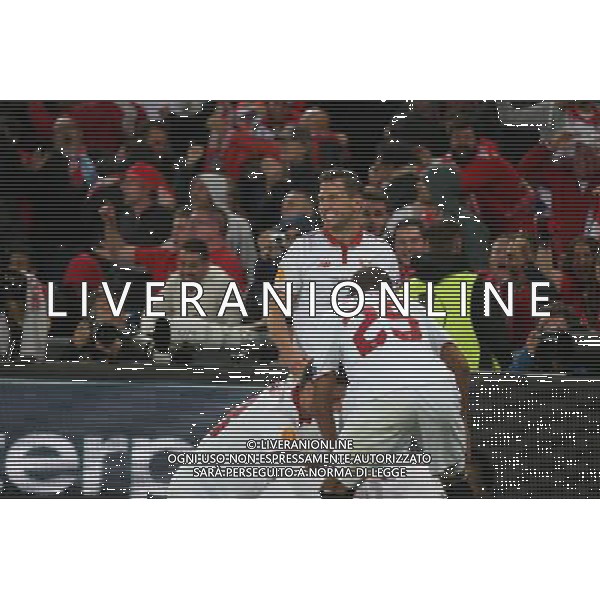 BAZYLEA 18.05.2016 MECZ FINAL LIGA EUROPY SEZON 2015/16 --- UEFA EUROPA LEAGUE FINAL MATCH IN BASEL: LIVERPOOL FC - SEVILLA FC GRZEGORZ KRYCHOWIAK FOT. PIOTR KUCZA/NEWSPIX.PL --- Newspix.pl / AGENZIA ALDO LIVERANI SAS - ITALY ONLY EDITORIAL USE ONLY Liverpool - Siviglia Finale UEFA Europa League 2015/2016 Basilea - 18.05.2016