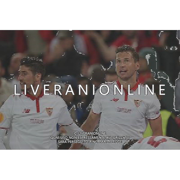 BAZYLEA 18.05.2016 MECZ FINAL LIGA EUROPY SEZON 2015/16 --- UEFA EUROPA LEAGUE FINAL MATCH IN BASEL: LIVERPOOL FC - SEVILLA FC GRZEGORZ KRYCHOWIAK FOT. PIOTR KUCZA/NEWSPIX.PL --- Newspix.pl / AGENZIA ALDO LIVERANI SAS - ITALY ONLY EDITORIAL USE ONLY Liverpool - Siviglia Finale UEFA Europa League 2015/2016 Basilea - 18.05.2016