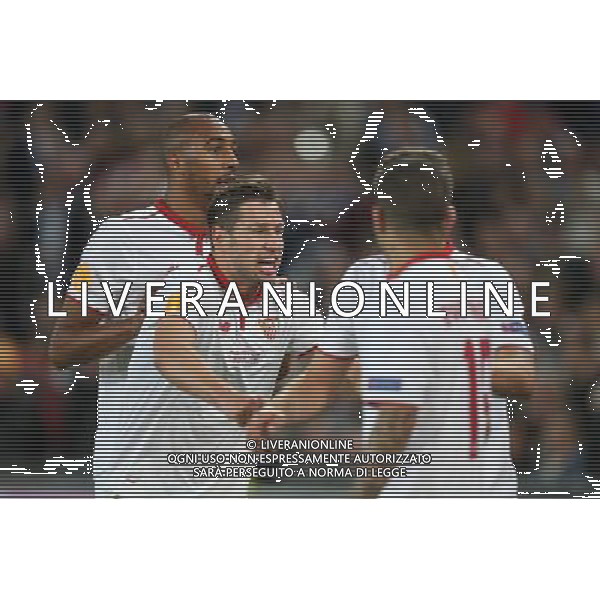 BAZYLEA 18.05.2016 MECZ FINAL LIGA EUROPY SEZON 2015/16 --- UEFA EUROPA LEAGUE FINAL MATCH IN BASEL: LIVERPOOL FC - SEVILLA FC GRZEGORZ KRYCHOWIAK FOT. PIOTR KUCZA/NEWSPIX.PL --- Newspix.pl / AGENZIA ALDO LIVERANI SAS - ITALY ONLY EDITORIAL USE ONLY Liverpool - Siviglia Finale UEFA Europa League 2015/2016 Basilea - 18.05.2016