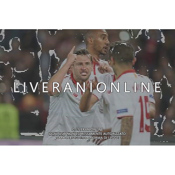 BAZYLEA 18.05.2016 MECZ FINAL LIGA EUROPY SEZON 2015/16 --- UEFA EUROPA LEAGUE FINAL MATCH IN BASEL: LIVERPOOL FC - SEVILLA FC GRZEGORZ KRYCHOWIAK FOT. PIOTR KUCZA/NEWSPIX.PL --- Newspix.pl / AGENZIA ALDO LIVERANI SAS - ITALY ONLY EDITORIAL USE ONLY Liverpool - Siviglia Finale UEFA Europa League 2015/2016 Basilea - 18.05.2016