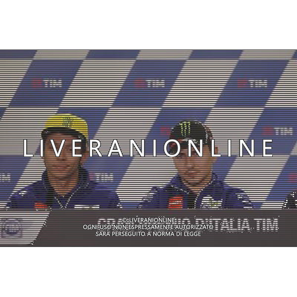 Motomondiale, Gran Premio d\'Italia TIM, 19/05/2016, nella foto:VALENTINO ROSSI, JORGE LORENZO Â©CLAUDIO ZAMAGNI/AGENZIA ALDO LIVERANI S.A.S.