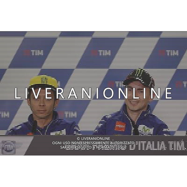 Motomondiale, Gran Premio d\'Italia TIM, 19/05/2016, nella foto: VALENTINO ROSSI, JORGE LORENZO, , Â©CLAUDIO ZAMAGNI/AGENZIA ALDO LIVERANI S.A.S.