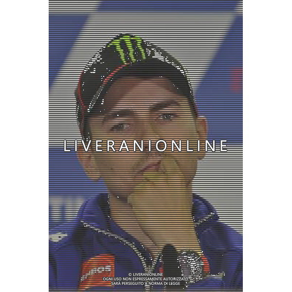 Jorge Lorenzo durante la conferenza stampa di presentazione del Gran Premio di Italia Â©Piazzolla / AGENZIA ALDO LIVERANI SAS