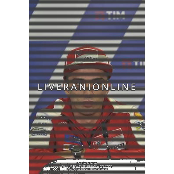 Andrea Iannone durante la conferenza stampa di presentazione del Gran Premio di Italia Â©Piazzolla / AGENZIA ALDO LIVERANI SAS