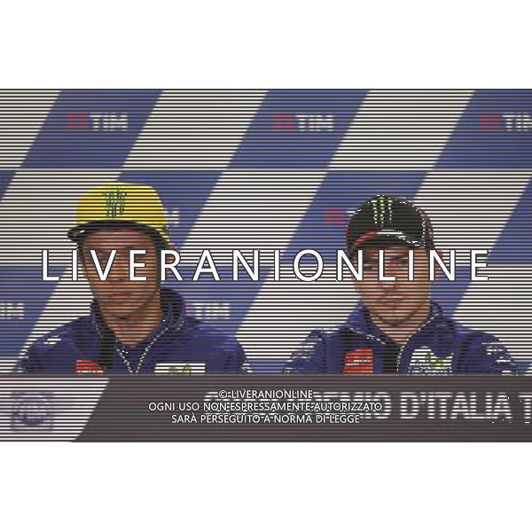 Motomondiale, Gran Premio d\'Italia TIM, 19/05/2016, nella foto: VALENTINO ROSSI, JORGE LORENZO, Â©CLAUDIO ZAMAGNI/AGENZIA ALDO LIVERANI S.A.S.