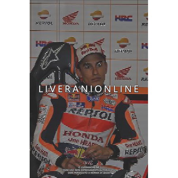 Marc Marquez ai box durante le prove libere del MotoGP Gran Premio di Italia - 20 Maggio 2016 Â© PIAZZOLLA / AGENZIA ALDO LIVERANI SAS