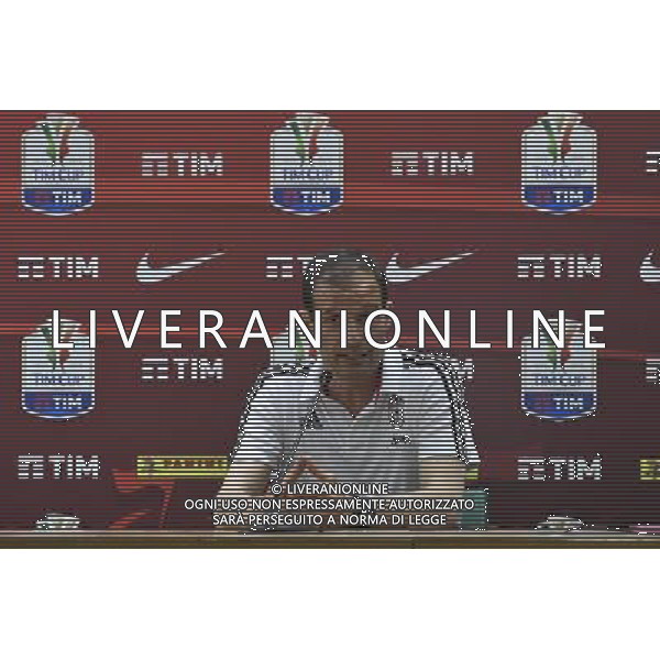 Conferenza Stampa di vigilia della Finale di Coppa Italia Tim Cup Juventus Milan a Roma 20 Maggio 2016 nella foto Massimiliano Allegri Â©Corradetti / AGENZIA ALDO LIVERANI SAS