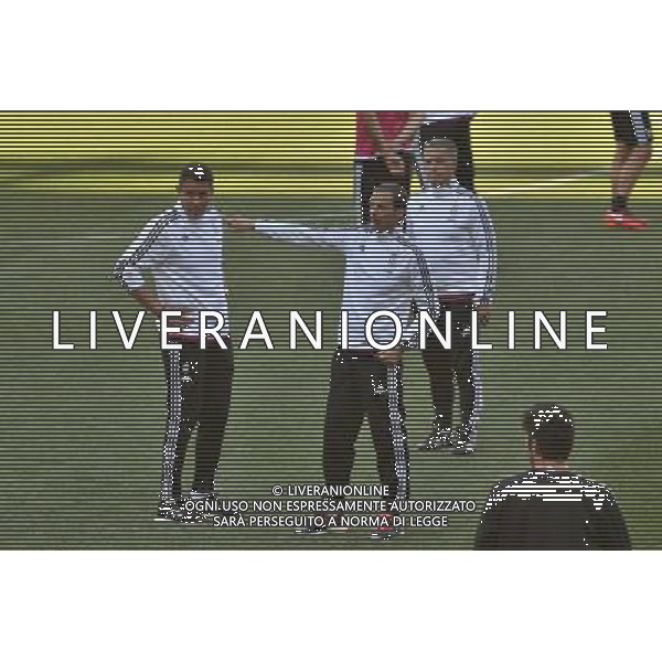Allenamento juventus alla vigilia della Finale di Coppa Italia Tim Cup Juventus Milan a Roma 20 Maggio 2016 nella foto Massimiliano Allegri Ã‚Corradetti / AGENZIA ALDO LIVERANI SAS 