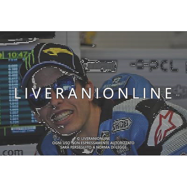 Alex Marquez ai box si prepara per le prove libere del MotoGP Gran Premio di Italia Â© PIAZZOLLA / AGENZIA ALDO LIVERANI SAS Motomondiale, Prove Libere, Gran Premio d\'Italia TIM, Mugello 20/05/2016 