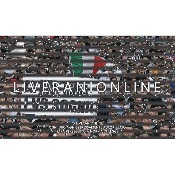 Coppa Italia TIM Cup 2015/2016 Finale Roma - 21.05.2016 Milan-Juventus Nella Foto: striscione tifosi juventus /Ph.Vitez-Ag. Aldo Liverani