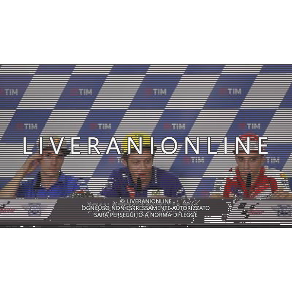 Motomondiale, Gran Premio d\'Italia TIM, 20/05/2016, Qualifiche, nella foto: VALENTINO ROSSI, ANDREA IANNONE, MAVERICK VINALES, Â©CLAUDIO ZAMAGNI/AGENZIA ALDO LIVERANI S.A.S